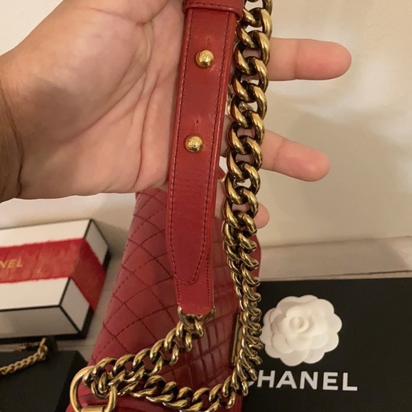 Chanel Medium Quilted Boy Bag - Picture 9 of 15